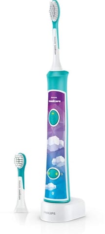 ⁨Szczoteczka soniczna PHILIPS Sonicare For Kids Turkusowy (HX6352/11)⁩ w sklepie Wasserman.eu