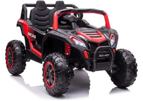 ⁨Auto Na Akumulator YSA036 Czerwone 4x4⁩ w sklepie Wasserman.eu