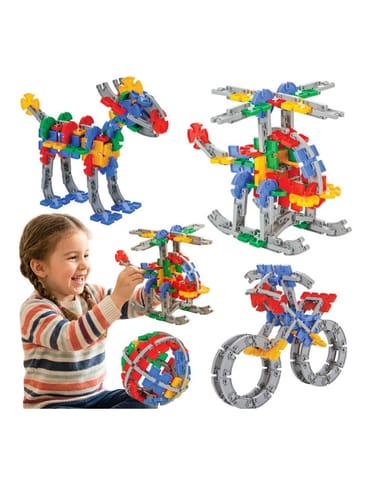 ⁨WOOPIE Zestaw Konstrukcyjnych Klocków w Skrzynce 320 szt.⁩ w sklepie Wasserman.eu