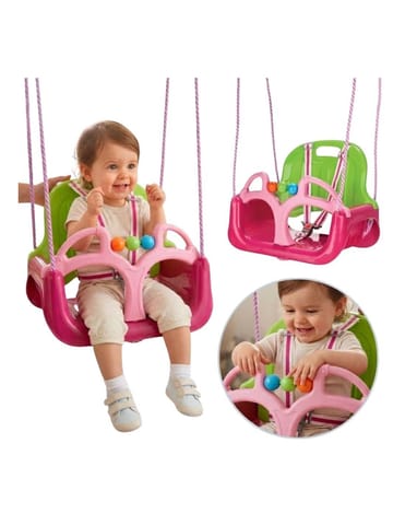 ⁨WOOPIE Huśtawka Swing 3w1 Różowa⁩ w sklepie Wasserman.eu