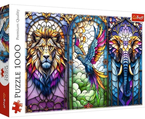 Puzzle 1000 Witraż: Zwierzęta TREFL w sklepie Wasserman.eu