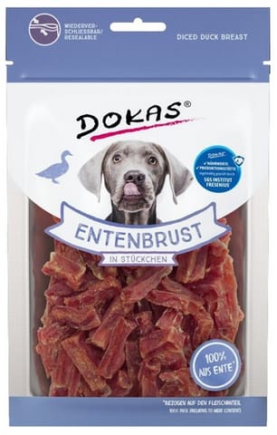 ⁨Dokas Pies Mini filet z piersi kaczki 70g⁩ w sklepie Wasserman.eu