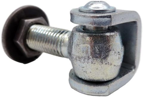 ⁨Zawias PSG 61.012.01 do wspawania - gwint M16 (regulowany, ucho ocynkowane)⁩ w sklepie Wasserman.eu