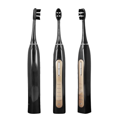 ⁨VITAMMY PLATINUM BLACK Szczoteczka soniczna do zębów, 5 trybów, 96 000 ruchów/min⁩ w sklepie Wasserman.eu