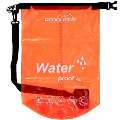 ⁨WOREK TURYSTYCZNY WODOSZCZELNY 10L POMARAŃCZOWY REDCLIFFS⁩ w sklepie Wasserman.eu