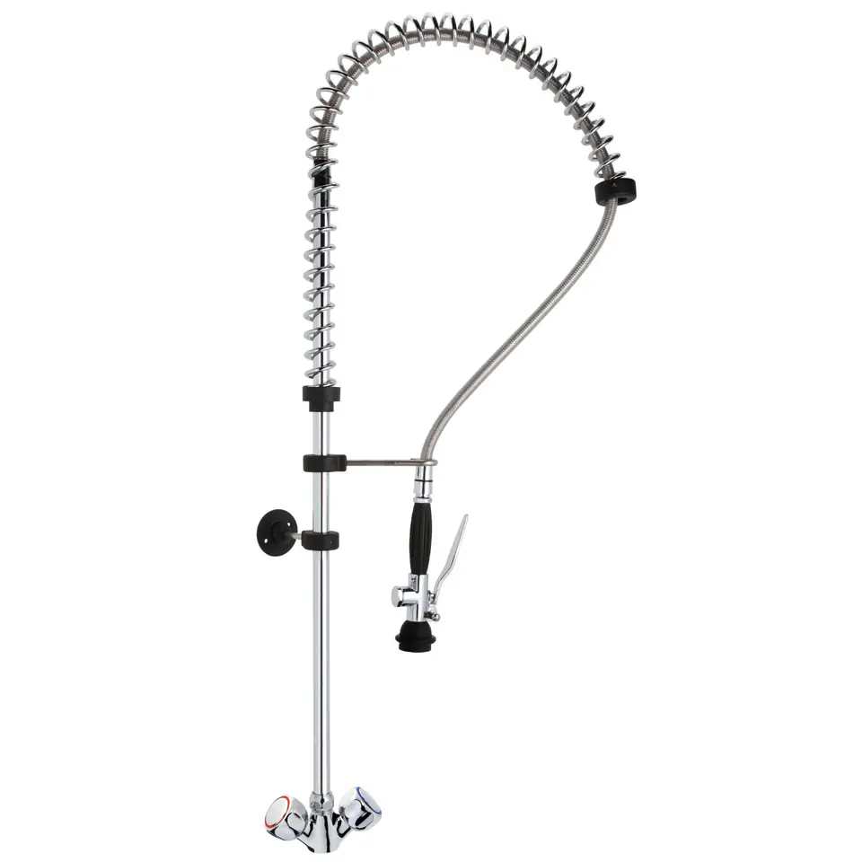 Bateria prysznicowa natryskowa jednootworowa ze spryskiwaczem wys. 103 cm - Hendi 810262 w sklepie Wasserman.eu