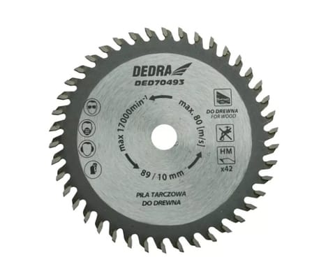 ⁨PIŁA TARCZOWA DO DREWNA 42Z ŚR.89*10MM⁩ w sklepie Wasserman.eu