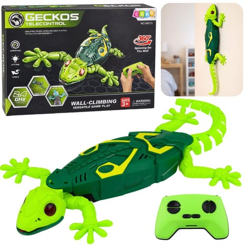 ⁨Gekon Zdalnie Sterowany RC Jaszczurka Chodzi Po Ścianie 360° Zielona⁩ w sklepie Wasserman.eu