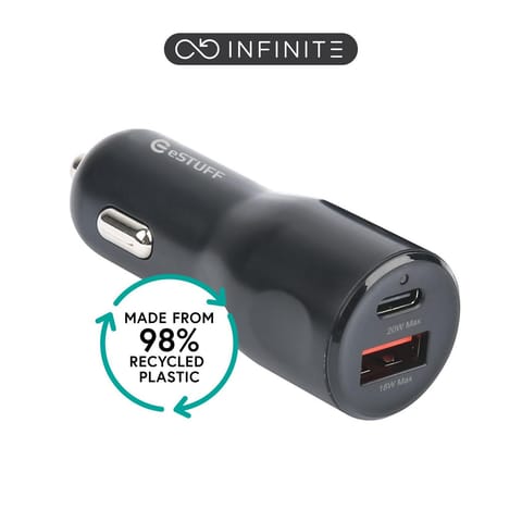 ⁨eSTUFF INFINITE Car Charger 38W. 1 x⁩ w sklepie Wasserman.eu