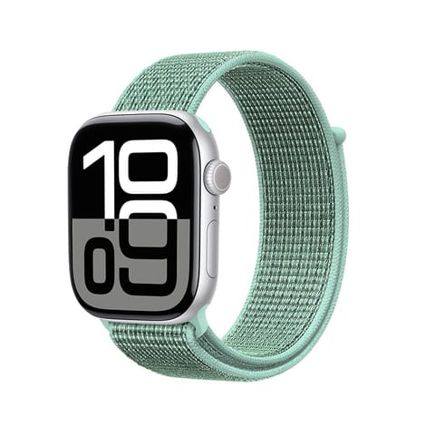 ⁨Crong Nylon - Pasek sportowy do Apple Watch 38/40/41/42 mm (Atlantic Green)⁩ w sklepie Wasserman.eu