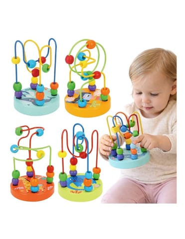 ⁨TOOKY TOY Drewniana Edukacyjna Pętla Motoryczna Labirynt Przeplatanka⁩ w sklepie Wasserman.eu