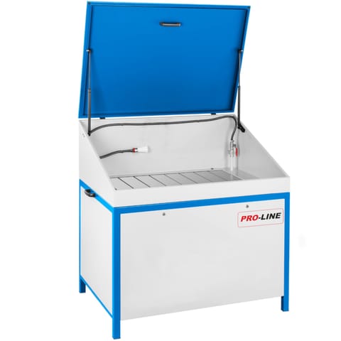 ⁨Myjka warsztatowa z obiegiem zamkniętym do części i narzędzi PRO-LINE 1200 z pokrywą⁩ w sklepie Wasserman.eu