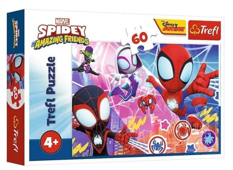 ⁨Puzzle 60 Bohaterska przygoda TREFL⁩ w sklepie Wasserman.eu