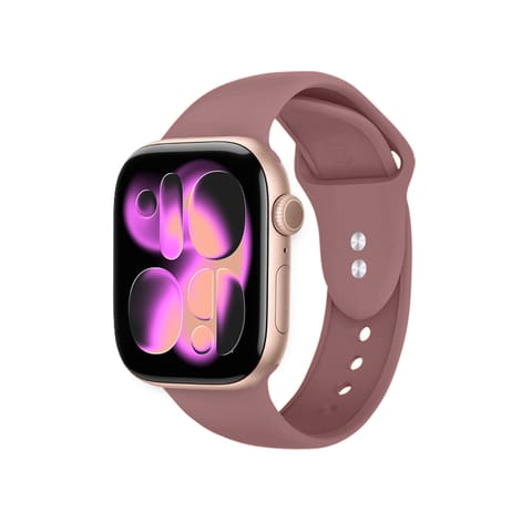 ⁨Crong Liquid - Pasek do Apple Watch 38/40/41/42 mm (brudny róż)⁩ w sklepie Wasserman.eu