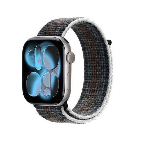 ⁨Crong Nylon - Pasek sportowy do Apple Watch 38/40/41/42 mm (Midnight Run)⁩ w sklepie Wasserman.eu