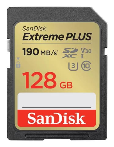 ⁨Sandisk EXTREME PLUS 128GB SDXC⁩ w sklepie Wasserman.eu