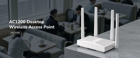 ⁨PUNKT DOSTĘPOWY AP1300D Wi-Fi 5 2.4 GHz, 5 GHz 300 Mb/s + 867 Mb/s CUDY⁩ w sklepie Wasserman.eu