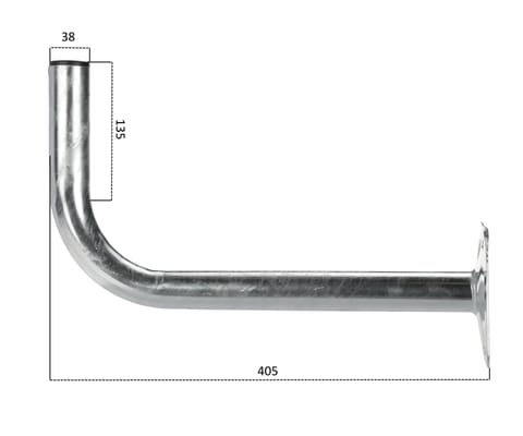 ⁨UCHWYT MUROWY UML-38L40/HDG⁩ w sklepie Wasserman.eu