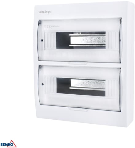 ⁨Rozdzielnica natynkowa IP40 ZACISKI 24N+24PE 2x12P⁩ w sklepie Wasserman.eu