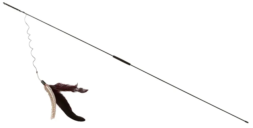 ⁨KERBL Wędka dla kota XXL, prawdziwe pióra 95cm [81663]⁩ w sklepie Wasserman.eu