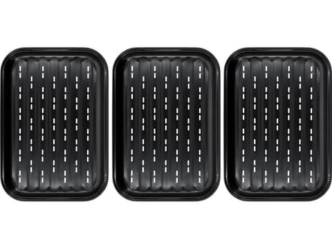 ⁨TACA DO GRILLOWANIA STALOWA 3 SZT.⁩ w sklepie Wasserman.eu