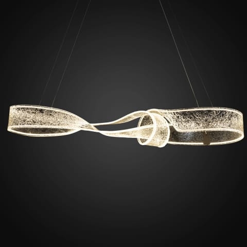 ⁨Lampa wisząca Ribbon No.1 120cm (Barwa światła delikatnie ciepła, Kolor transparentny, Możliwość ściemniania nie)⁩ w sklepie Wasserman.eu