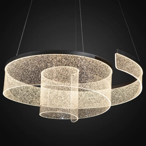 ⁨Żyrandol Rose No.1 80cm (Barwa światła delikatnie ciepła, Kolor transparentny, Możliwość ściemniania nie)⁩ w sklepie Wasserman.eu