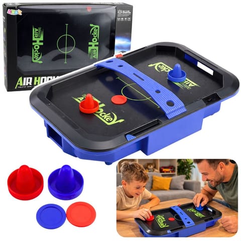 ⁨Stół Air Hockey Stołowy Gra Zręcznościowa Dla Dzieci Krążki 43x26 cm⁩ w sklepie Wasserman.eu