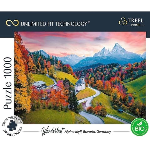 ⁨Puzzle 1000 Alpine Idyll TREFL⁩ w sklepie Wasserman.eu