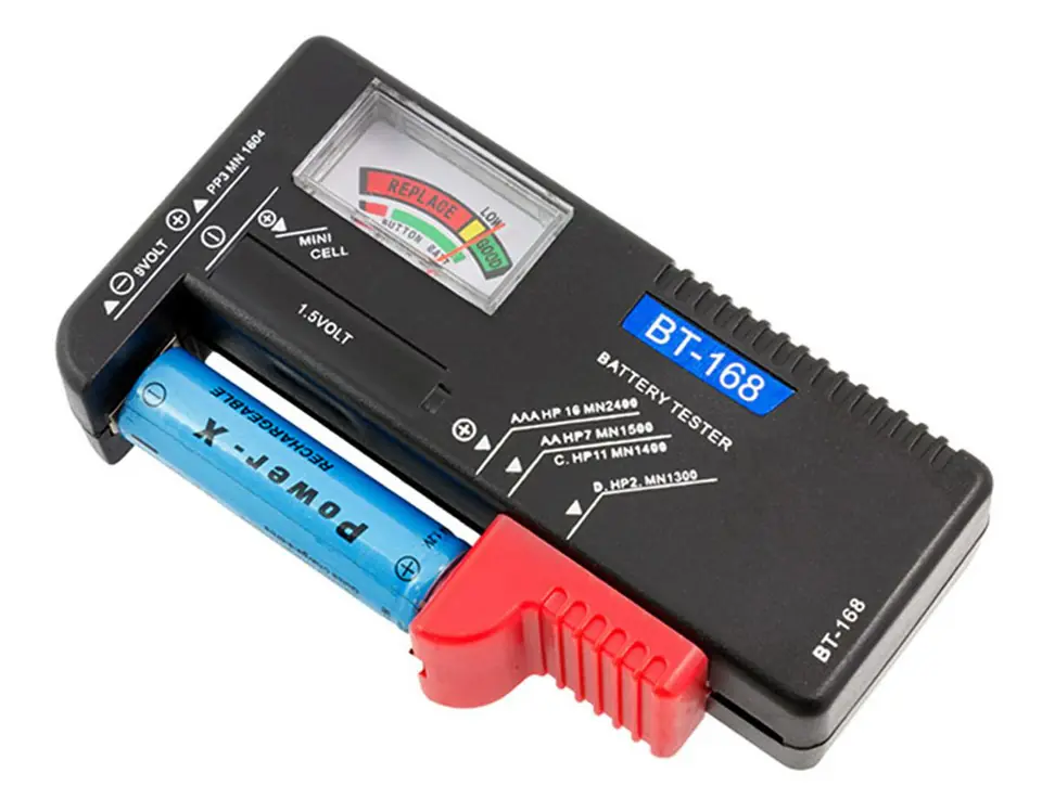 ⁨AG372 ACU Battery Tester. AAA, AA, 9V⁩ at Wasserman.eu