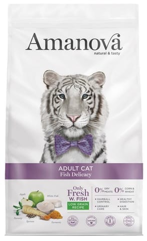 ⁨Amanova Cat Adult Fish Delicacy White Fish - biała ryba 6kg⁩ w sklepie Wasserman.eu