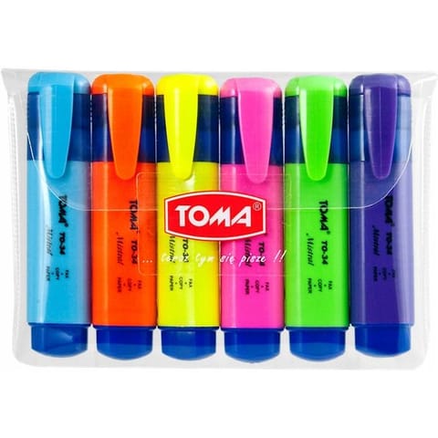 ⁨Zakreślacz MISTRAL 6kol TO-334 TOMA⁩ w sklepie Wasserman.eu