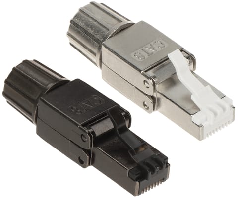 ⁨WTYK MODULARNY EKRANOWANY RJ45/FTP8-HAND⁩ w sklepie Wasserman.eu