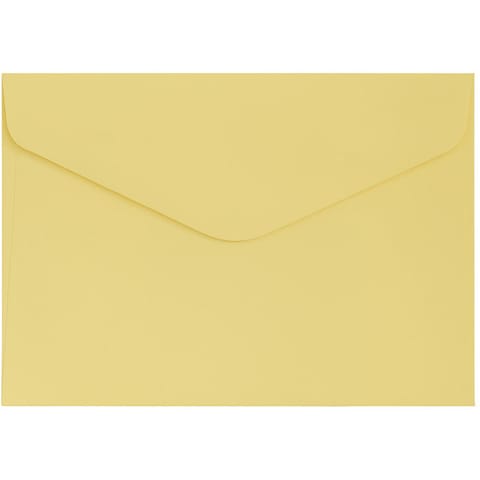 ⁨Koperta C6 gładki żółty satynowany 130g. (10szt.) 280237 Galeria Papieru⁩ w sklepie Wasserman.eu