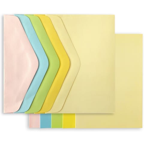 ⁨Koperta C6 + karnet Gładki mix pastelowy 5 kolorów 130g. i 210g. 283108 Galeria Papieru⁩ w sklepie Wasserman.eu