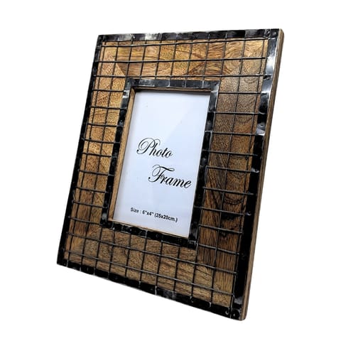 ⁨Drewniana ramka na zdjęcia - A-1638 - format zdjęcia: 10 x 15 cm⁩ w sklepie Wasserman.eu