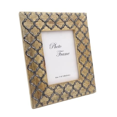 ⁨Drewniana ramka na zdjęcia - A-1155- koniczynka marokańska - format zdjęcia 13 x 18cm⁩ w sklepie Wasserman.eu