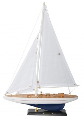 ⁨Jacht Enterprise 49 cm - Model drewniany - ENT49⁩ w sklepie Wasserman.eu