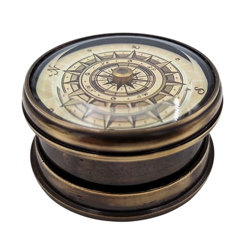 ⁨Busola mosiężna z pływającą tarczą NC1609⁩ w sklepie Wasserman.eu