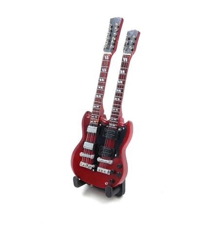 ⁨Mini gitara 15cm - BMG-020 w stylu Jimmy Page⁩ w sklepie Wasserman.eu