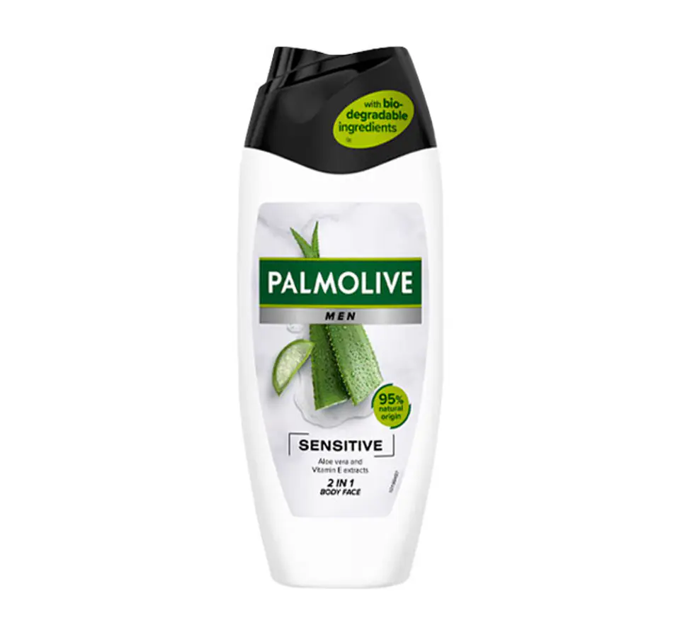 ⁨Palmolive Men Sensitive Shower Gel 500 ml⁩ at Wasserman.eu