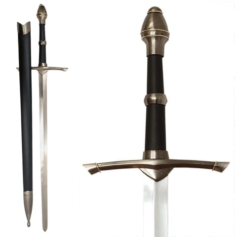 Stalowy Miecz Rycerski w Pochwie - Replika 105 cm – SW-161 w sklepie Wasserman.eu