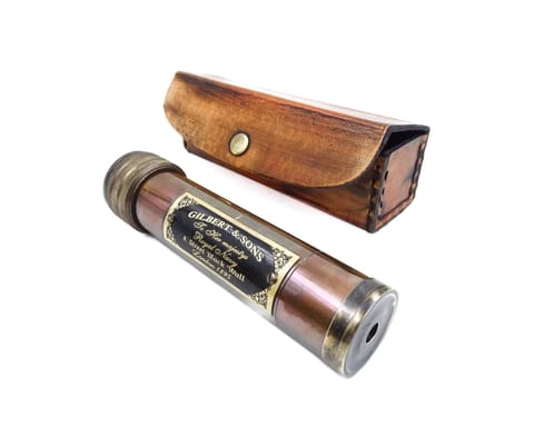 ⁨Kalejdoskop vintage w skórzanym etui - NC1300GF⁩ w sklepie Wasserman.eu