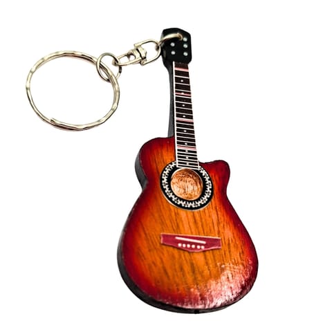 ⁨Drewniany Brelok Gitara Akustyczna - Prezent dla Muzyka – SGK-0413⁩ w sklepie Wasserman.eu