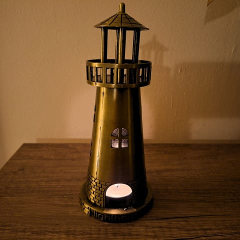 ⁨Figurka Latarnia Morska Świecznik na Tealight 18cm - LT⁩ w sklepie Wasserman.eu