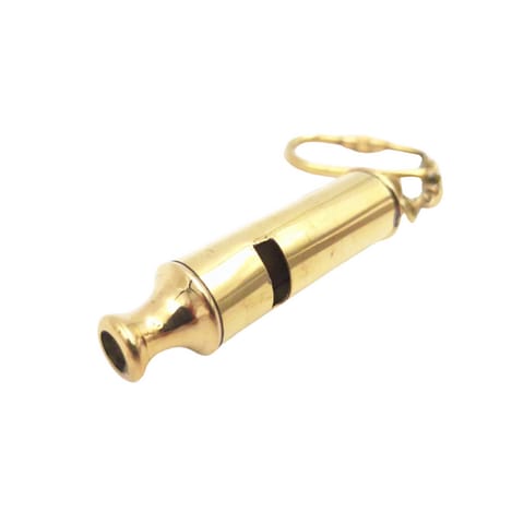 ⁨Brelok - Gwizdek mosiężny - KR64⁩ w sklepie Wasserman.eu