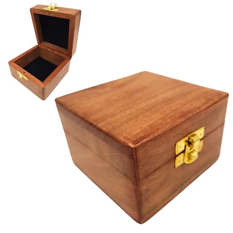 ⁨Pudełko drewniane 6 x 6 x 4 cm - DNU-017⁩ w sklepie Wasserman.eu