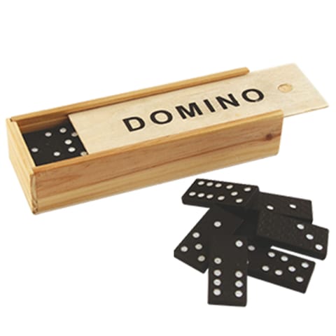 ⁨Domino w pudełku drewnianym - 1096116⁩ w sklepie Wasserman.eu