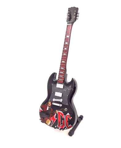 ⁨Mini Gitara - 24,5 cm – w stylu Angus Young – MGT-8518⁩ w sklepie Wasserman.eu