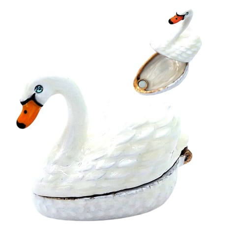 ⁨Wyjątkowe, metalowe pudełeczko prezentowe – Łabędź - B0736-02⁩ w sklepie Wasserman.eu
